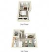 Loft Apartment Floor Plan Loft Apartment at sky harbor apartments in salt lake city, ut